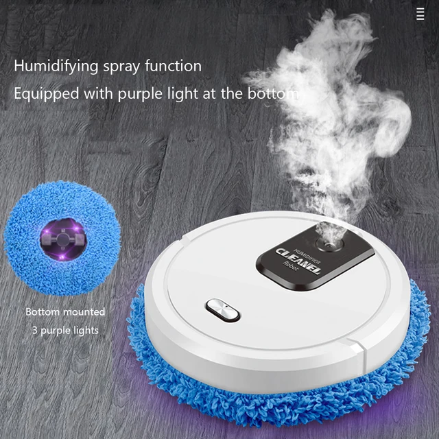 Smart Robot Cleaning Auto Home Cleaning Sweeping Robot Mopping Machine Lazy Robotic USB Vacuum Cleaner Portable Electric Sweeper 1