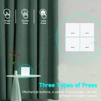 ZigBee Tuya Scene Switch 4 Gang 12 Scenario Wireless Push Button Controller Battery Powered For Smart Life APP Home Automation - Image 3