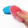 Silicone Body Brush Baby Shower Sponge Dry Massage Bath Towel for Body Bast Silicone Body Scrubber  Back Scrubber 5