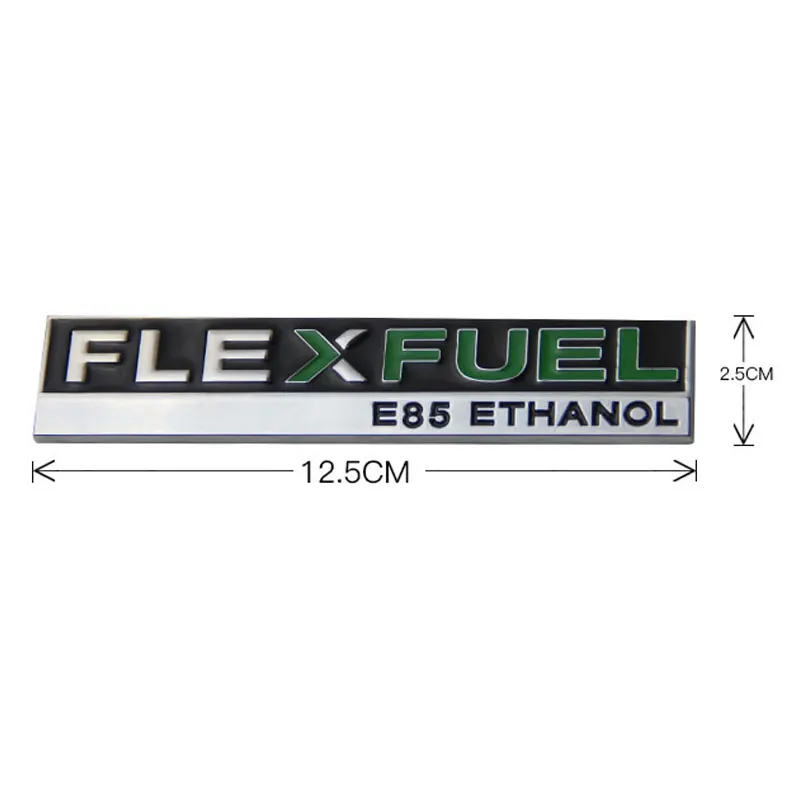 

FLEXFUEL E85 ETHANOL badge car stickers for Fo rd Dodge Coolway body modified metal accessories rear tail emblem decorate decals