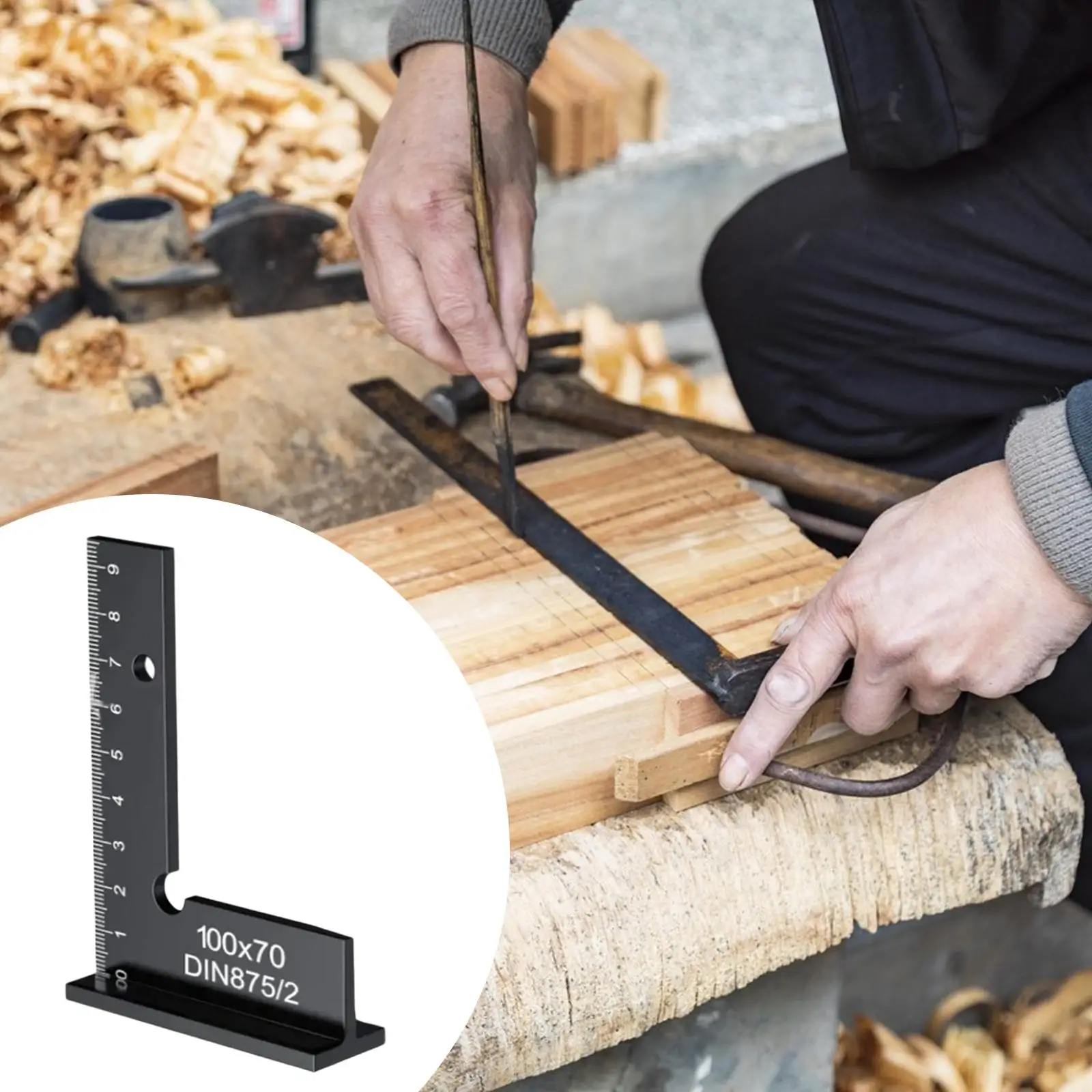 Metric Metal L Square Ruler High Precision Right Angle Measuring Tool for Machinist and Carpenter Applications Metric Metal L Square Ruler High Precision Right Angle Measuring Tool for Machinist and Carpenter Applications