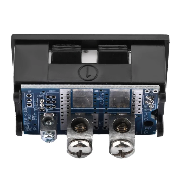 Misuratore Di Tensione LED Misura Accurata 2 52MM Per Auto Quadrante Nero