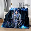 Star Lady-Gaga printed blanket warm flannel blankets soft and comfortable blanket home travel blanket bed linings birthday gift 4