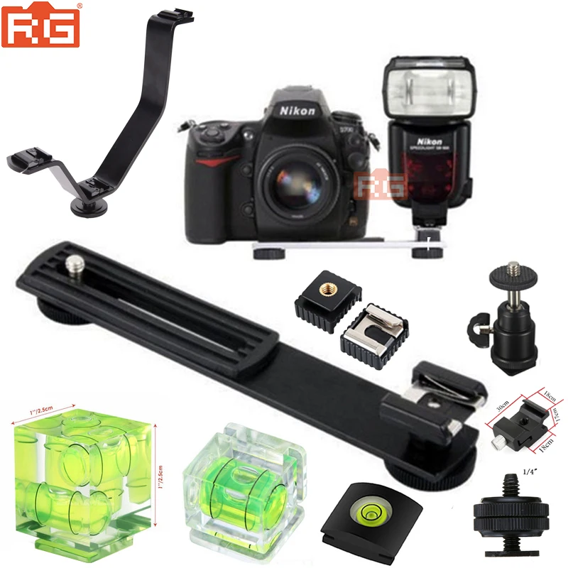 Flash-Hot-Shoe-Digital-Camera-ARMS-Bracket-Hot-Shoe-Spirit-Level-for ...