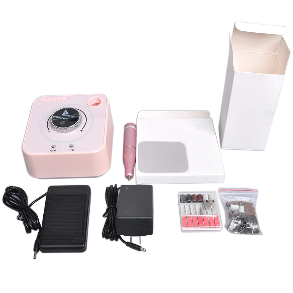 Rofessionele 휴대용 네일 매니큐어 제거 연마 기계, UV601 라이트 무게추, 네일 살롱 스페셜 40000 RPM