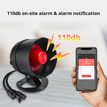 KERUI Tuya Smart WIFI Wireless Security Alarm System Siren 433Mhz Home Burglar Motion Door Sensor Compatible Google Home Alexa 2