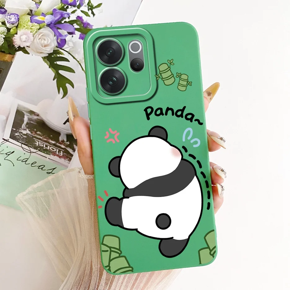 Cute Dog and Panda Cartoon Soft TPU Phone Case - Enhanced Protection and Style
