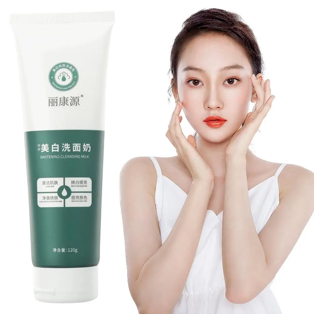 

120g Whitening Facial Cleanser Skin Hydrates Amino Refining Moisturizes Pore Deep Wash Foaming Cleansing Face Acids Z4E7