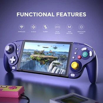 NYXI Wizard Hall Joystick Wireless Game Controller Purple Gamepad with RGB Lights for Nintendo Switch PC Controller 6