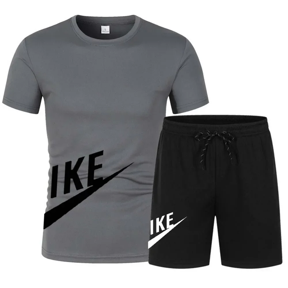 Summer Men's Sets Fashion Korean Tracksuit Men Short Sleeve T Shirts+sport Shorts Suit Men Casual Men Clothing Mens Joggers Sets