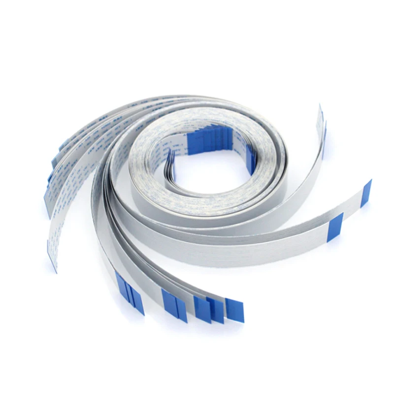 Audio Cable 2PCS FPC FFC Cable Ribbon Flexible Flat 9/11/13/15/17/19/21/23/25/27/29 Pitch 0.5MM 1.0MM 500MM/600MM/800MM/1000MM/2000MM/3000MM