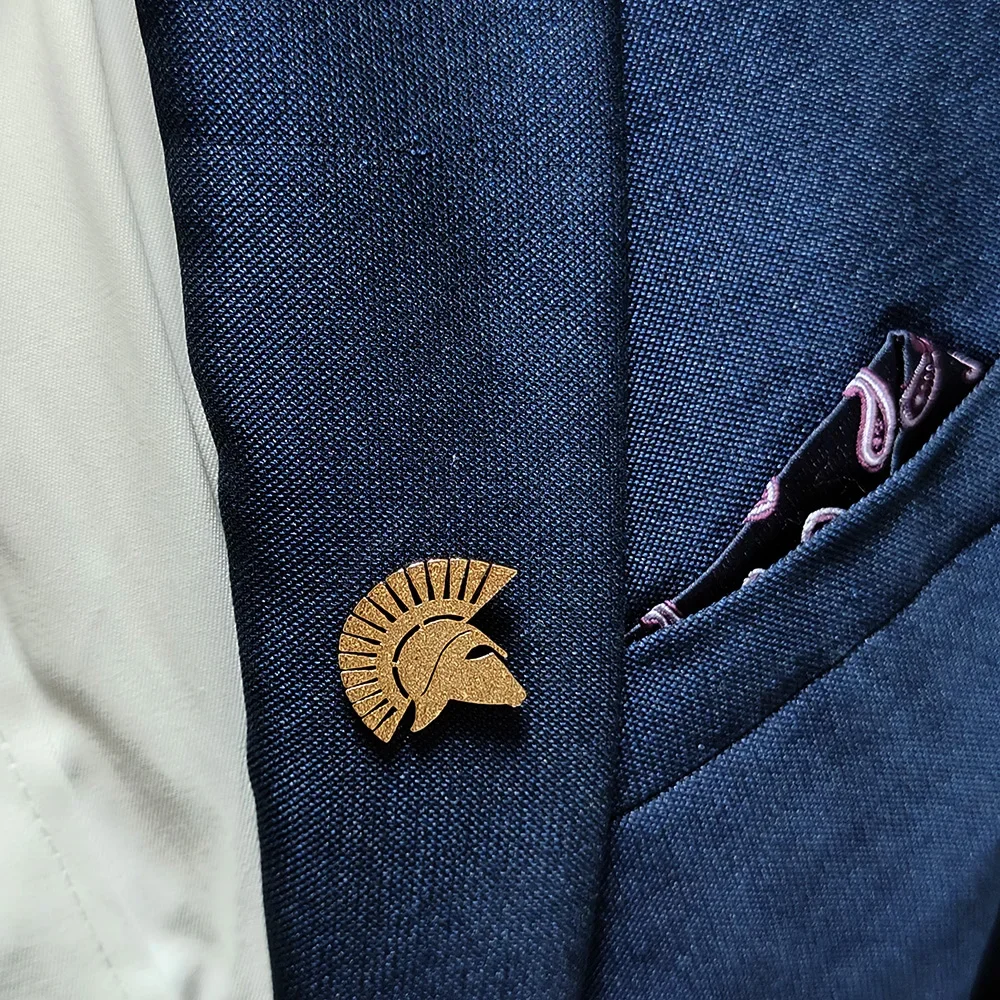 Frost Spille Pin Spartan Warrior Badge Bottone Vintage Spilla In Acciaio Inossidabile Spilla Regalo Gioielli