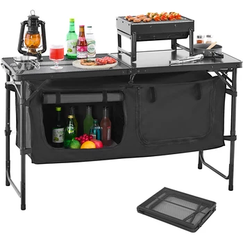 Portable Camping Kitchen Table 1