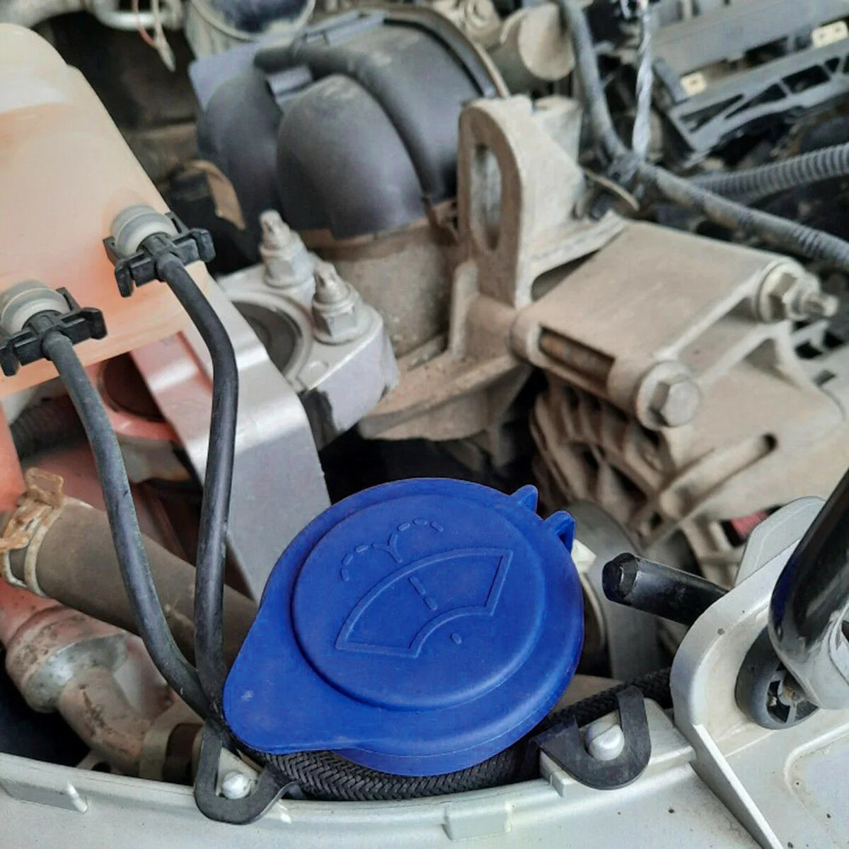 

Accessories Reservoir Bottle Cap Parts Spare For Ford Focus Replacement Washer 2011-2015 Windshield ABS Brand New