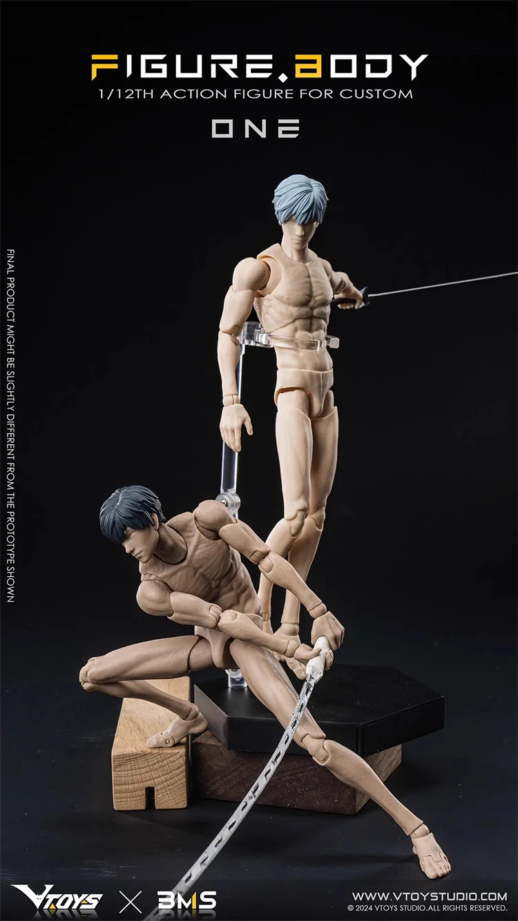 In Stock VTOYS X BMS 1/12 VB002-3 No.1 White/Yellow Skin Art