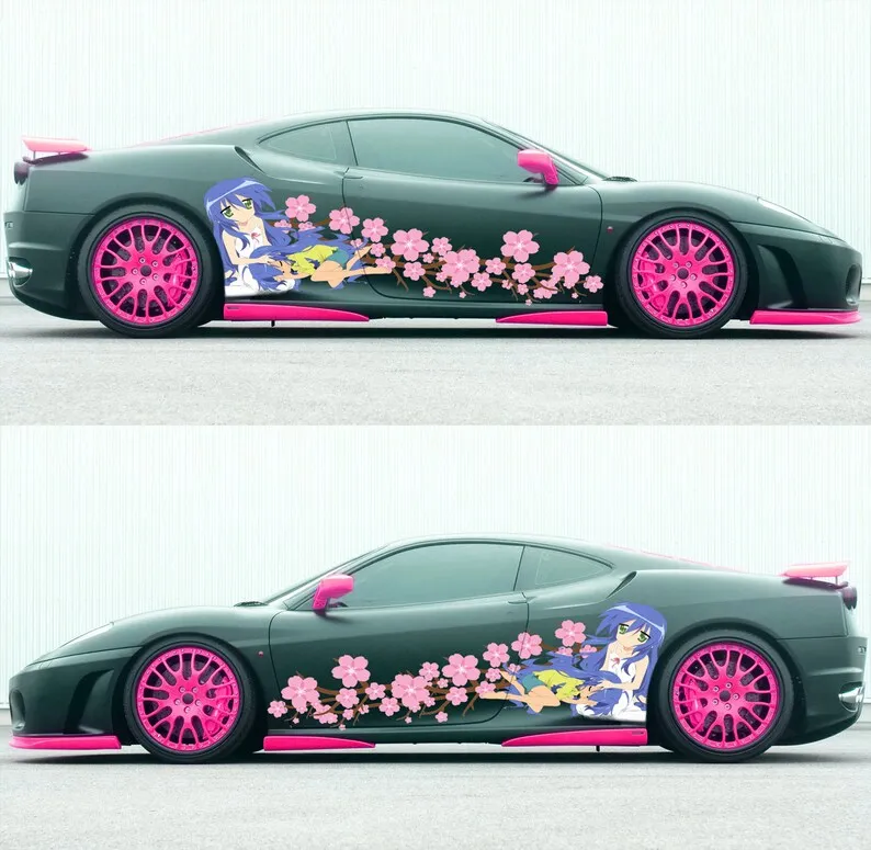 

Anime Car Vinyl Decal, Anime Car Wrap, Anime Car Wrap Side, One Piece Car Decal, Stickers for Sport Cars, One Part Mirrored, Jap