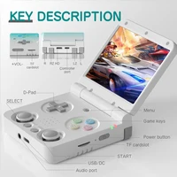 Console de jeu portable MIYOO Flip avec écran IPS de 3,5 pouces, machine de jeu rétro compacte et portable avec joystick pour les joueurs, cadeau idéal 5