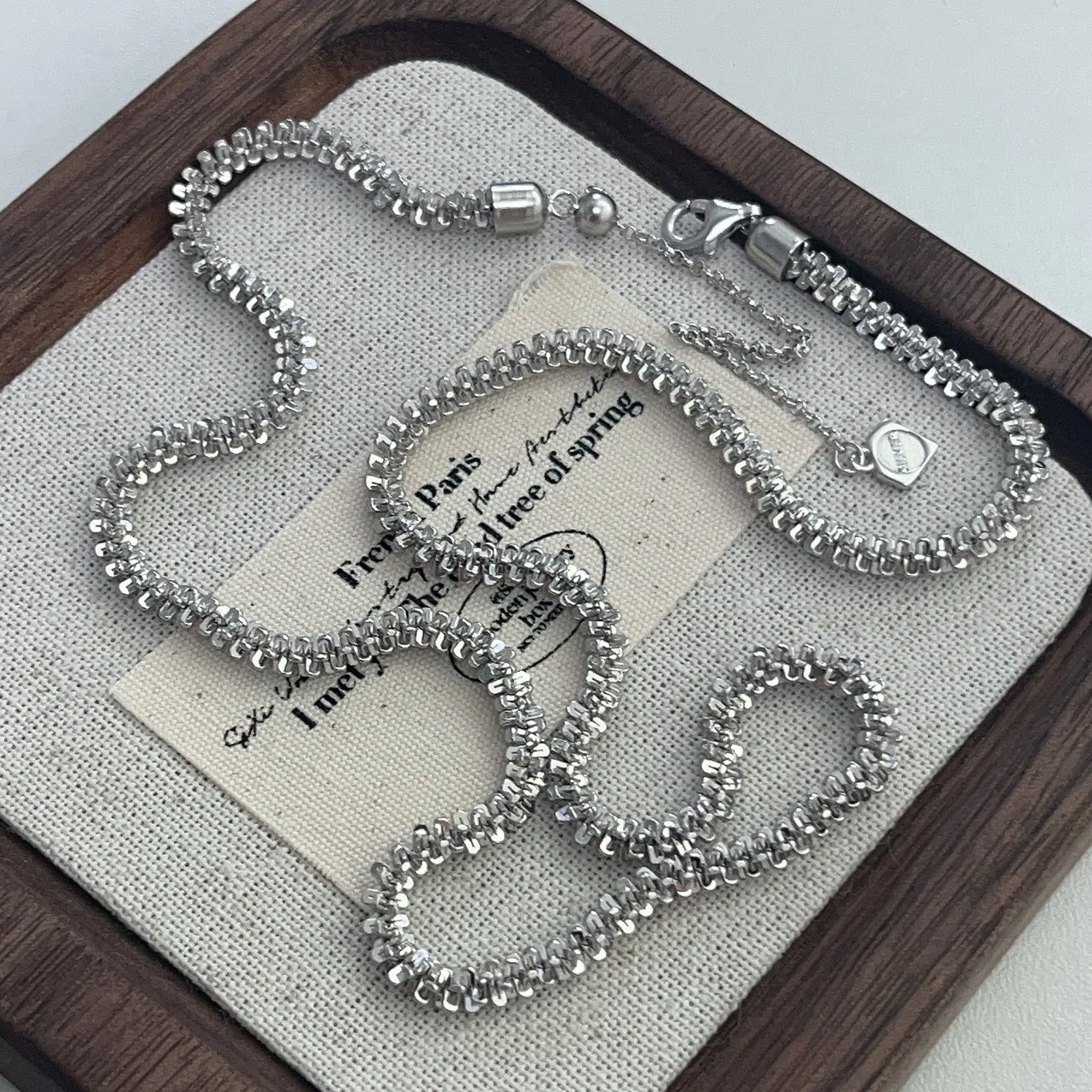 BPOYB S925 Pure Sterling Silver Starry Sparkling Necklace Collarbone Handmade Snake Pendant Chain Fashion Luxury High Quality