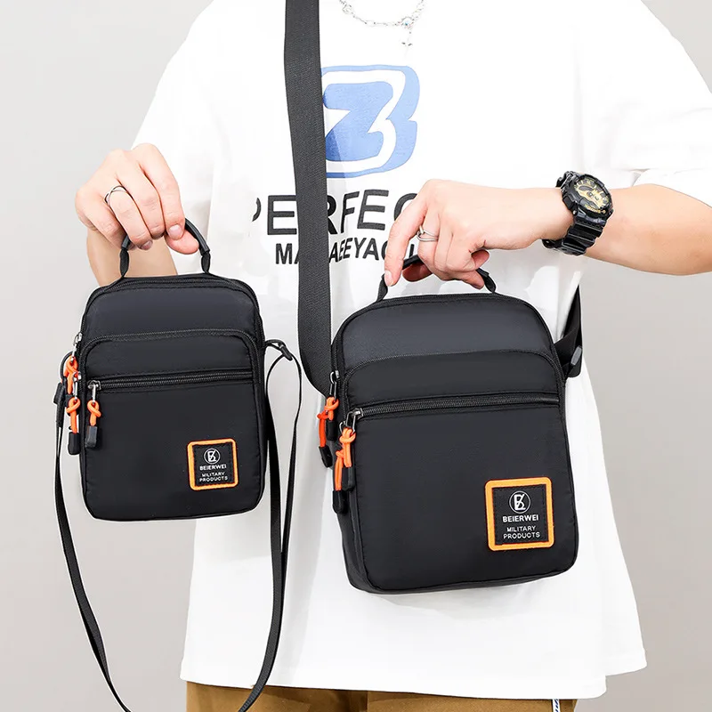 

High Quality Men's Shoulder Bag Multi-Function Nylon Man Messenger Bag Crossbody Bags Fashion Casual Men's Small Bag Handbag
