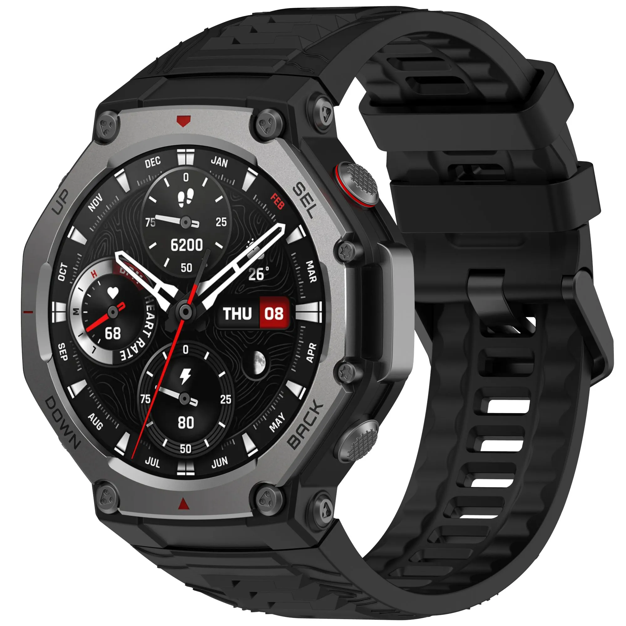 Premium Sport Silicone Strap for Smartwatches - Durable Replacement Bracelet