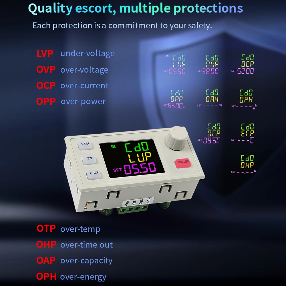SK150X CNC Step-up/dowm Power Module DC 6.0~36V To 0~36V 7A 150W Adjustable Voltage Regulator Support MPPT Solar Charge