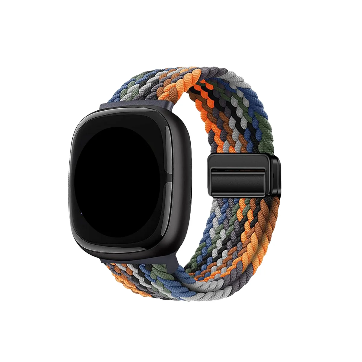 Braided Magnetic Nylon Sport Loop Strap - Soft Stretchy Elastic Bands