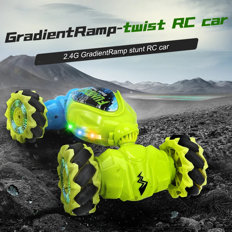 

4WD RC Stunt Car Toy 2.4G Radio Controlled Cars RC Watch Gesture Sensor Rotation Gift Kids Boy Electronic Toys for Kids Boy
