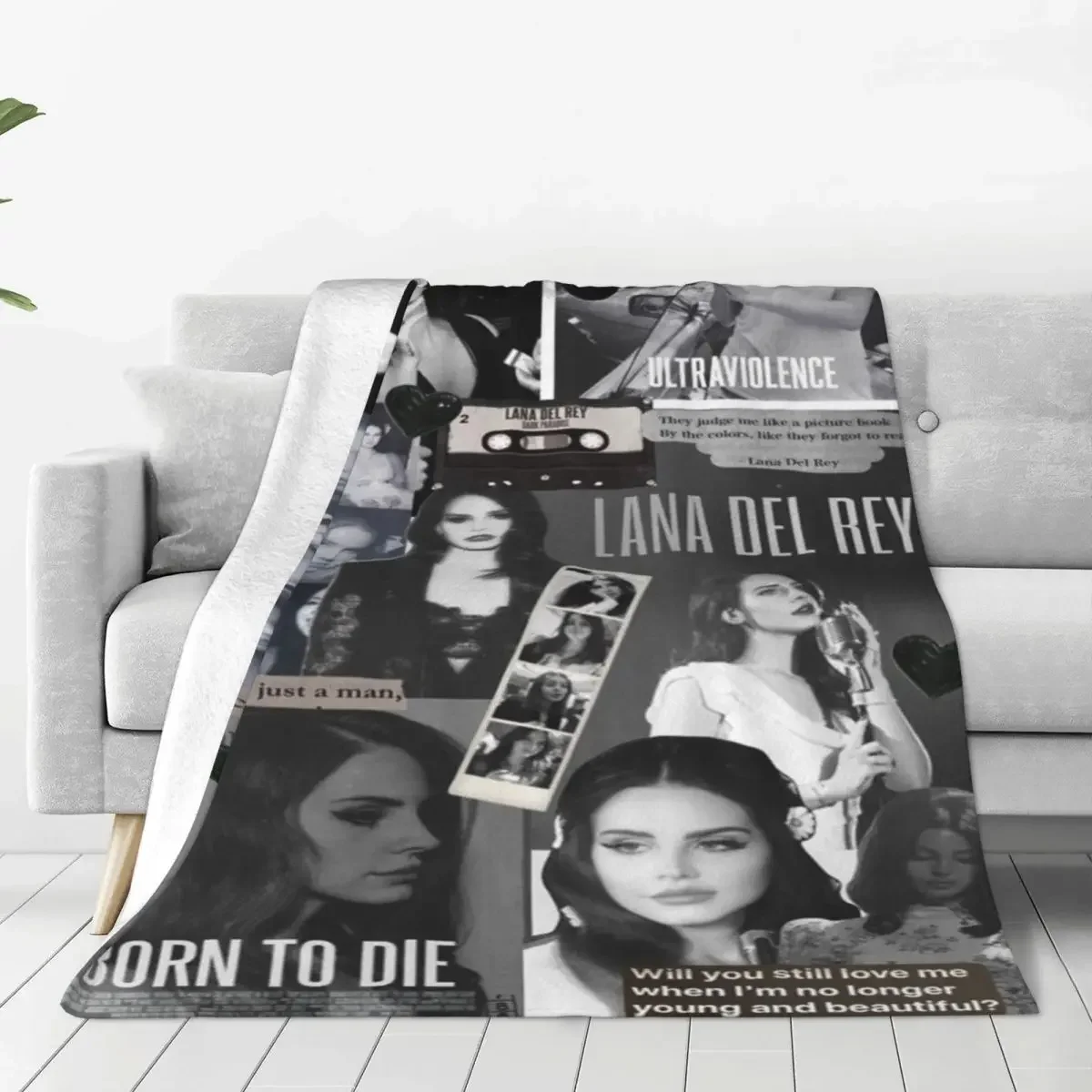 

Многофункциональное легкое покрывало для дома и путешествий Lana Del Rey