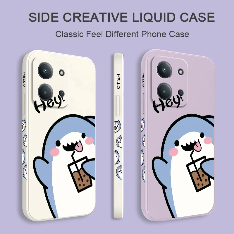 Adorable Shark Silicone Soft Phone Case