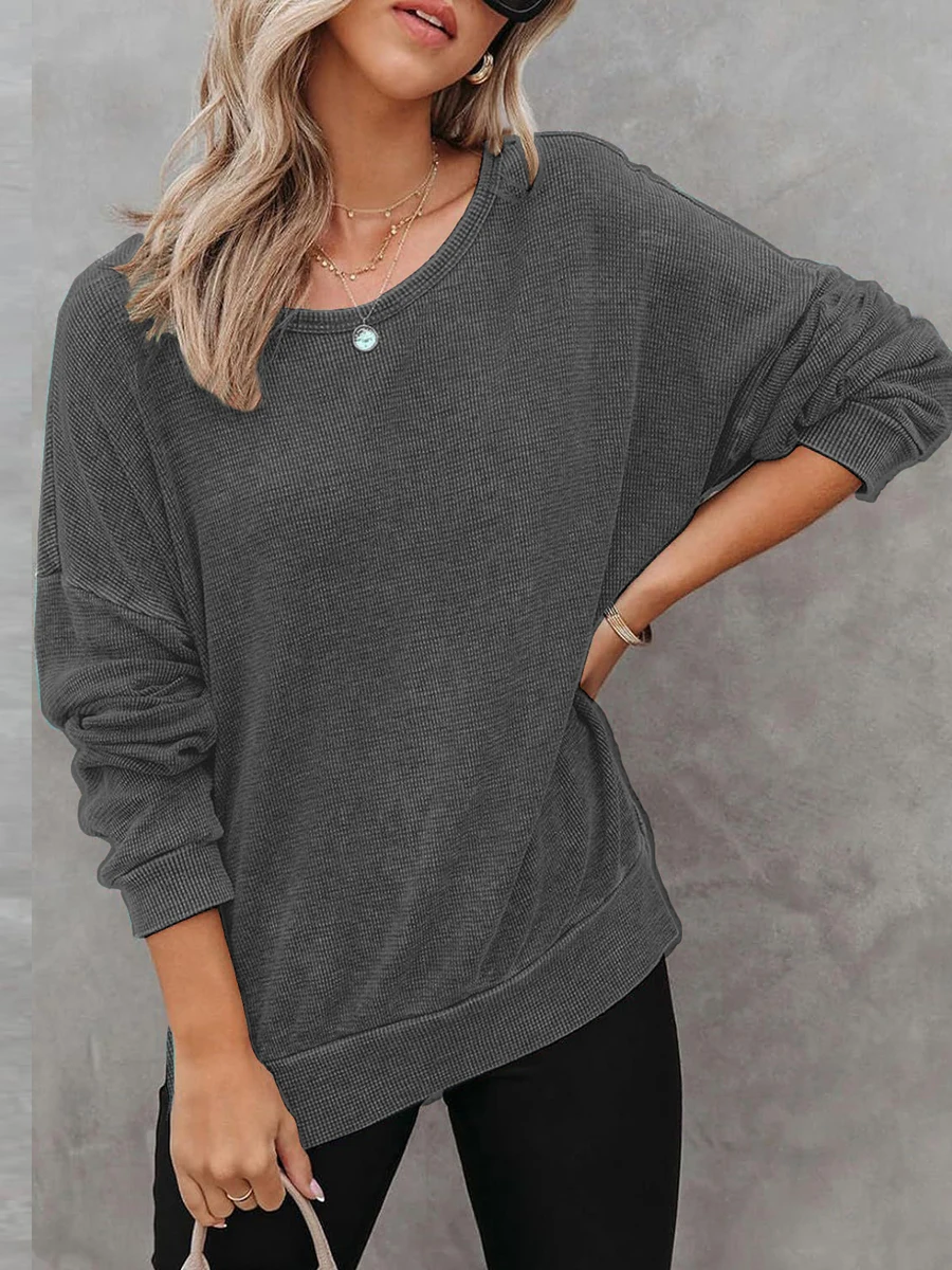 

2023 Spring Women's Sweatshirt Streetwear Half High Collar Harajuku Slit Hoodie Pullover Hoodie Loose Casual Top Female