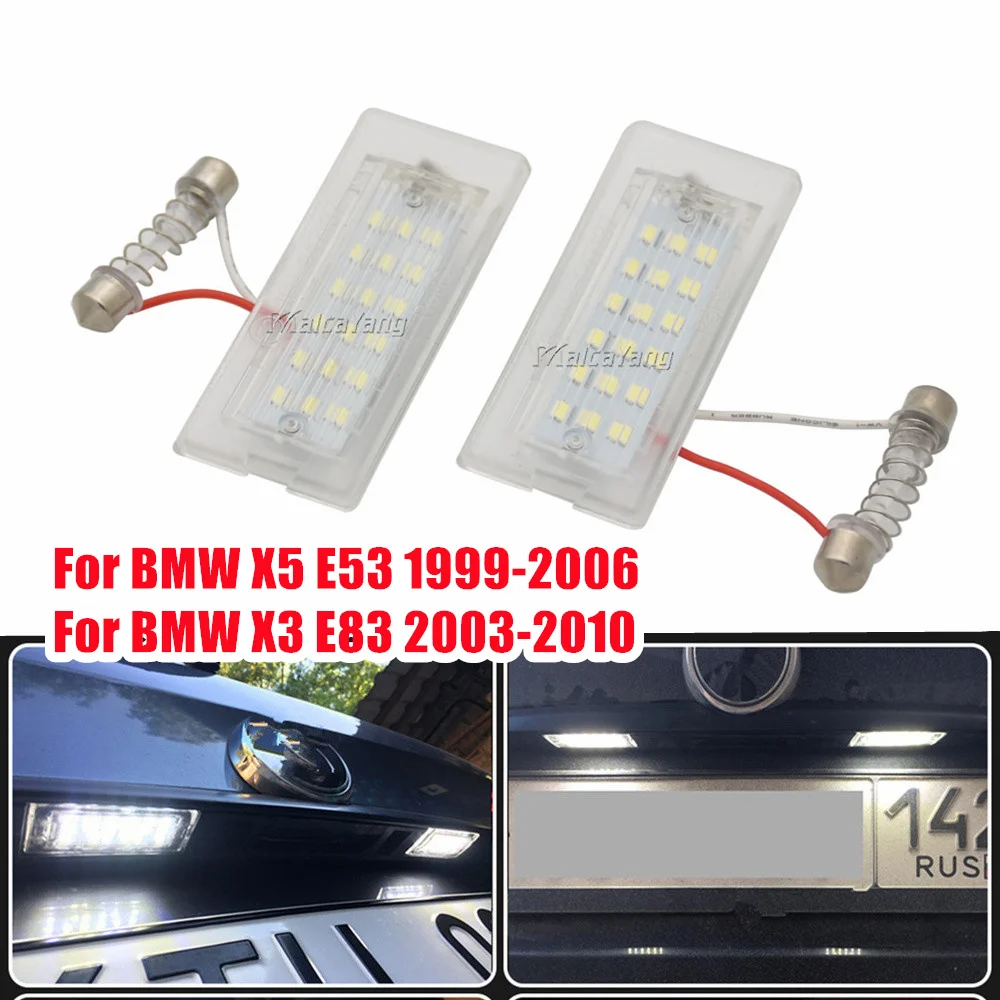 ȭƮ   ĵ LED ȣ Ʈ ѹ , ڵ ׼, BMW X5 E53 1999-2006 X3 E83 2003-2010, 2 