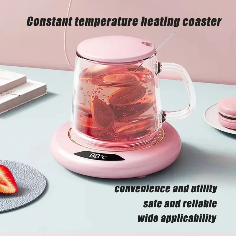 USB Smart Cup Warmer with 3 Temperature Settings for Tea Coffee