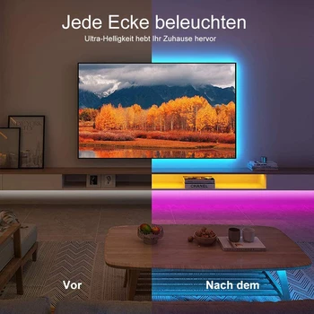 LED Strip Lights RGB 5050 2835 Bluetooth Wifi Control Waterproof Flexible Tape TV Backlight Room Home Party Decoration Luces Led 2