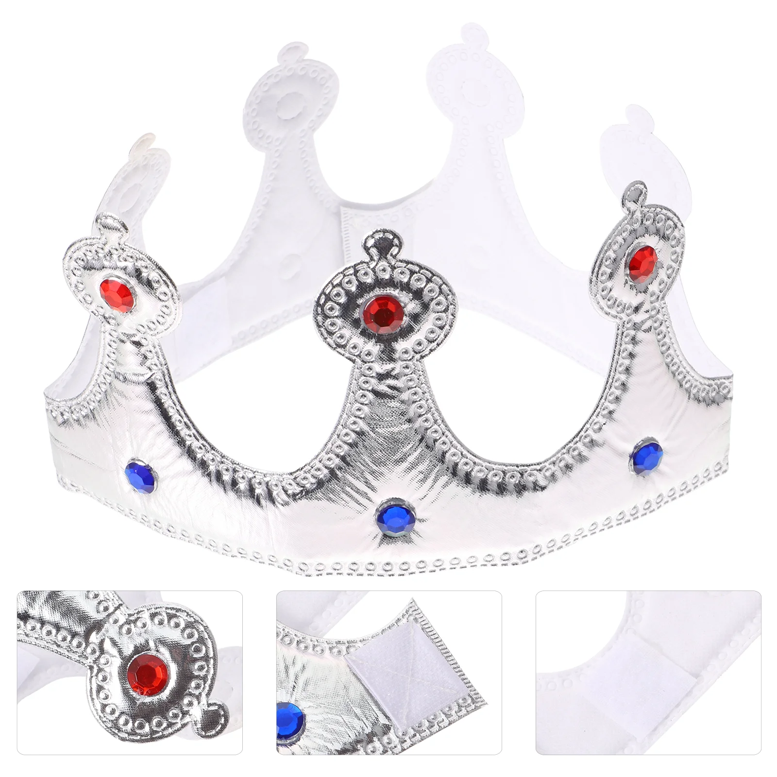 

Toyvian Regal King Crown Gold Plastic King Queen Prince Princess Crown Birthday Hat King Halloween Crowns Costume Shower