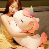 Cute Pony Plush Toy Rainbow Angel Unicorn Girl Heart Plush Doll Simulation Pony Stuffed Pillow Girlfriend Birthday Gift 4