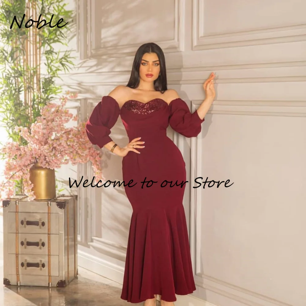 

Noble Elegant Sweetheart Formal Occasion Gowns Mermaid Evening Dresses Sequined Satin Party Dress for Women Long Prom Gown