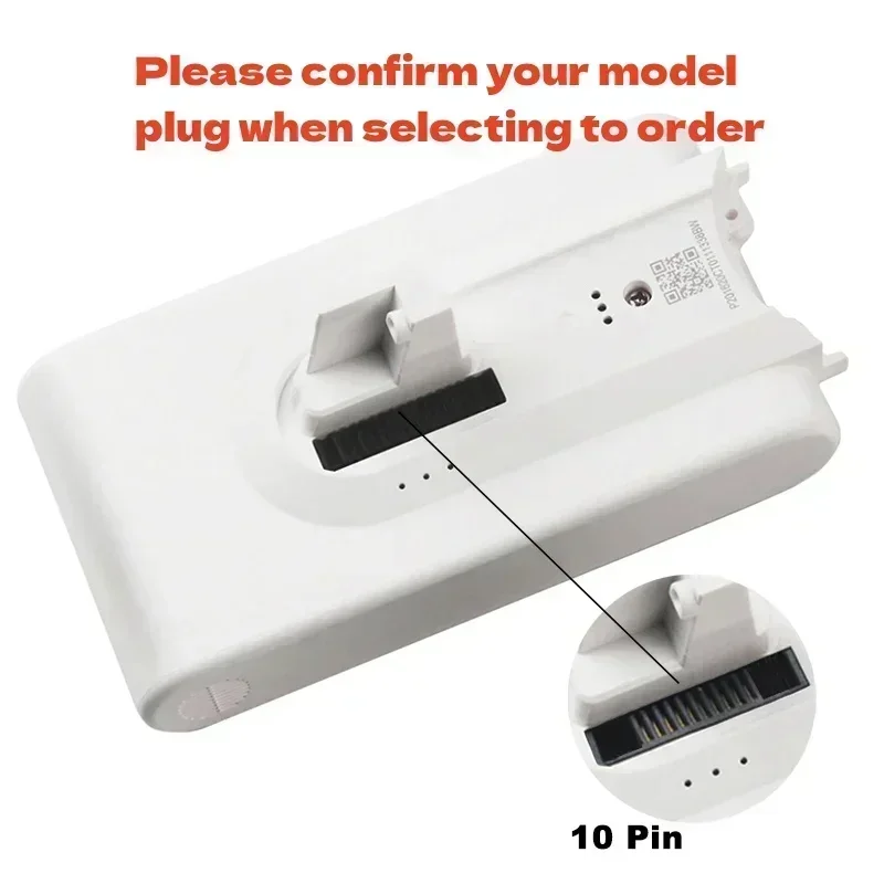(5000mAh) Ersatz-Staubsauger-Akku - Ersatzbatterie für Xiaomi Dreame V8, V9, V10, V10Pro, VVN3, VVN4, VVN5, XR Lithium-Ionen-Akku – Detail 1