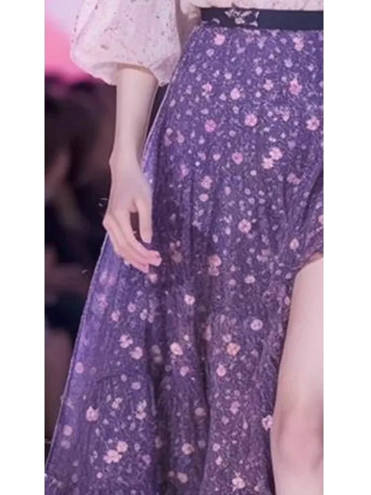 Spring Autumn Elegant Outfit Femme 2024 New Off-the-Shoulder Shirt and Skirt Sets Fashion Sweet Cute Women's Two-Piece Set
