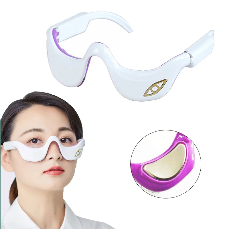 3D Electric Eye Massager Anti Wrinkle Heating SPA Eye Bag Removal Hot Compress Massage Fatigue Relief Eye Care Beauty Device