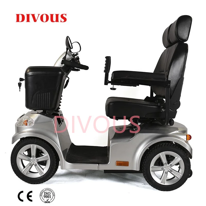 Adult Four-wheeled Electric Car Mobility Scooter Suitable Elderly Disabled 5