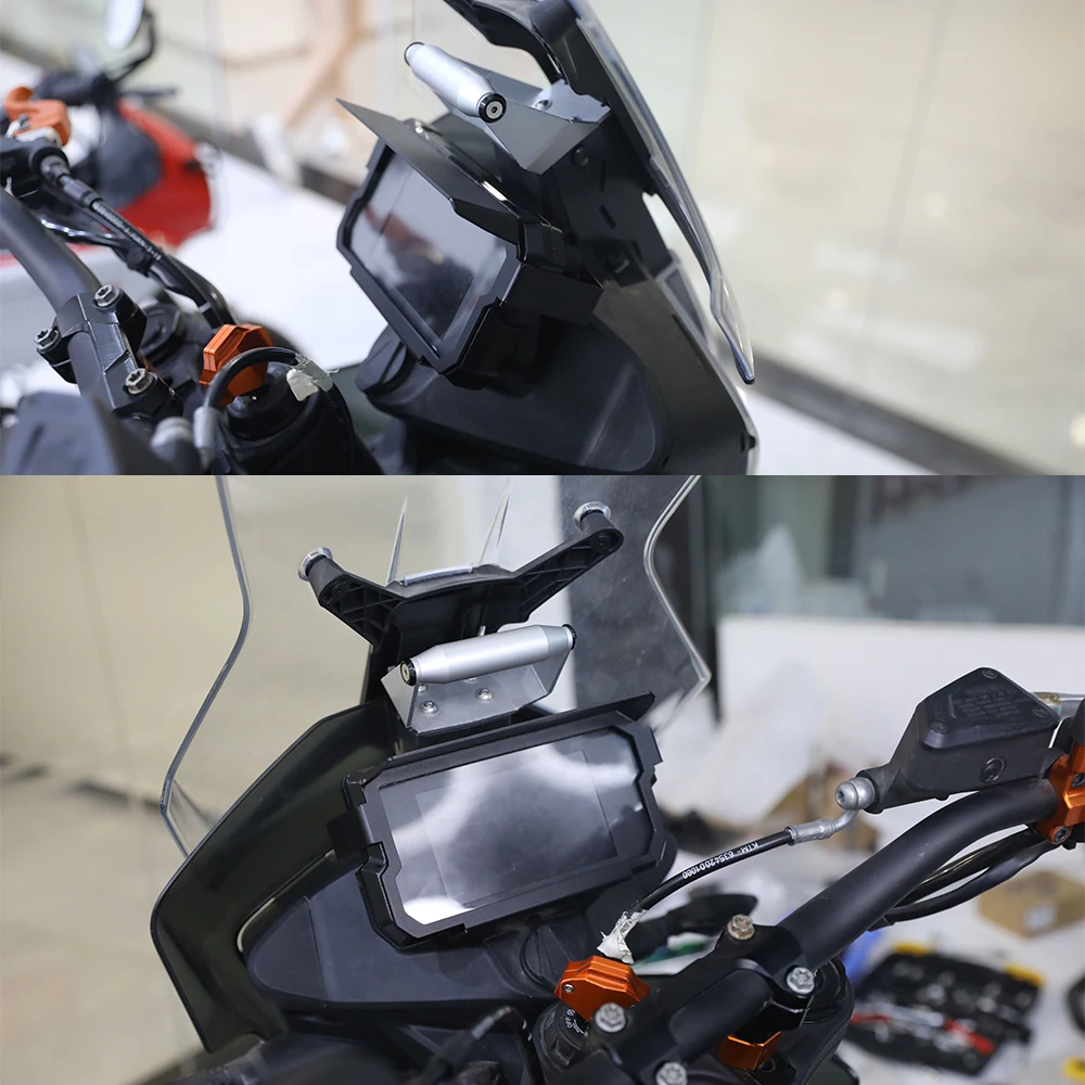 

Motorcycle 790ADV 890ADV/R TFT Anti-theft Guard With Sun Visor For 790 Adventure /R/S 19-22 890Adventure R 2021-2023 2022