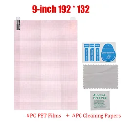 Universal HD Clear Screen Protector Set - Anti - Dust PET Films (9inch Kit)