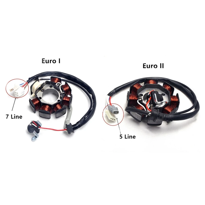 

Катушка статора мотоцикла для Yamaha YBR125 YBR 125 2005-2014 XT125R XT125X XT 125R 2007-2008, замена катушки магнитного генератора