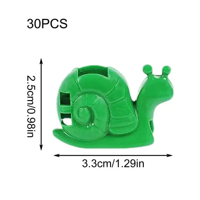 Növényi Hegymászó Fali Rögzítő Klipek 30 Db Állati Alak Ragasztó Zöld Csomagolás - Image 6