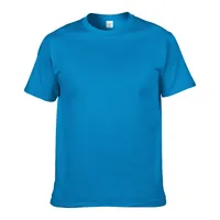 Style d'été haute qualité 100% coton couleur unie t-shirt hommes couleur Pure t-shirts marque à manches courtes t-shirt vêtements masculins 5