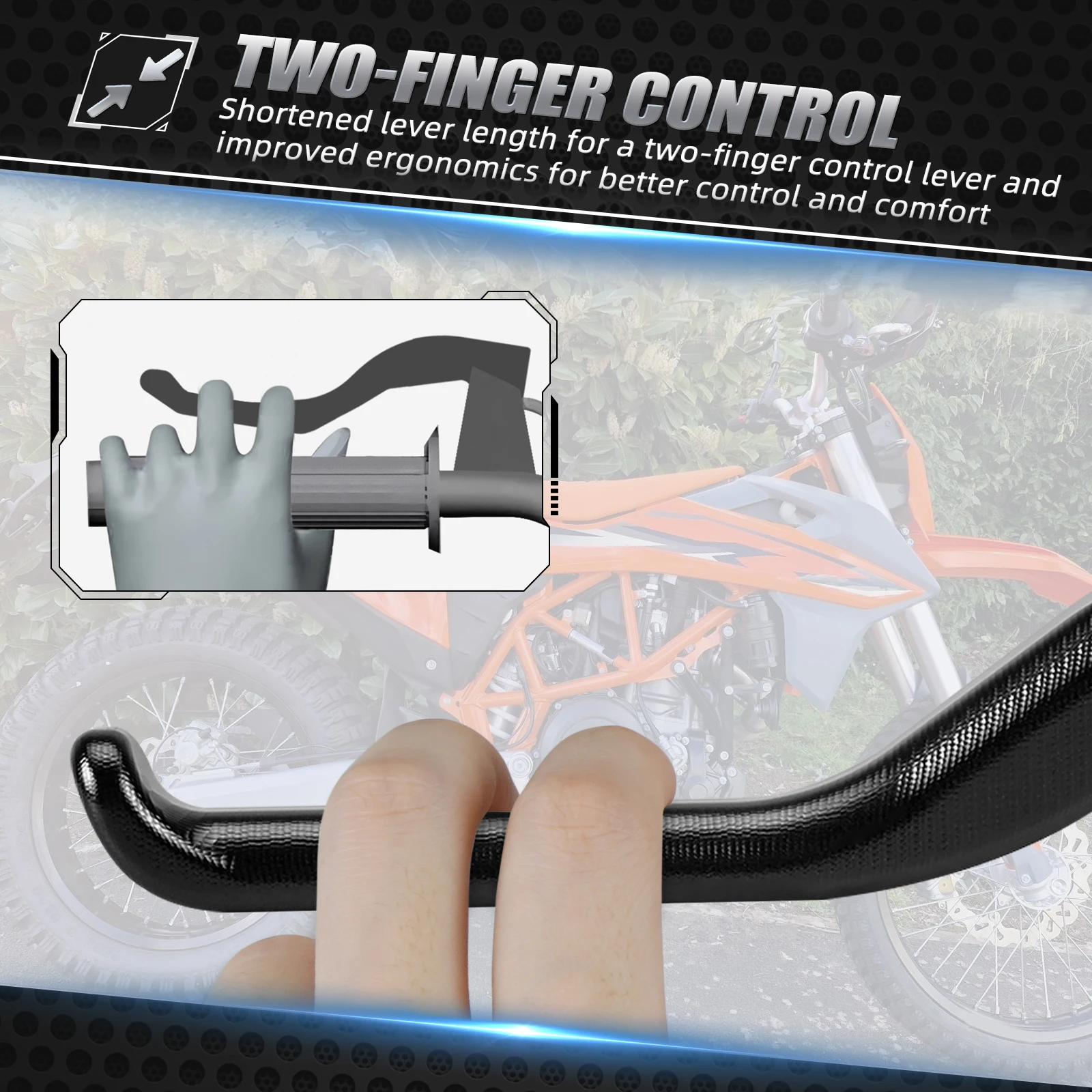 (EU-Lager) 2024 Für KTM 690 Enduro R SMC R Husqvarna 701 Enduro Supermoto Kurzer Kupplungshebel GasGas 700 SM/ES – Detail 3
