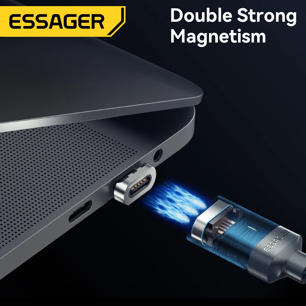 Essager Huawei Adapter Jack Essager 100W USB Type C Magnetic