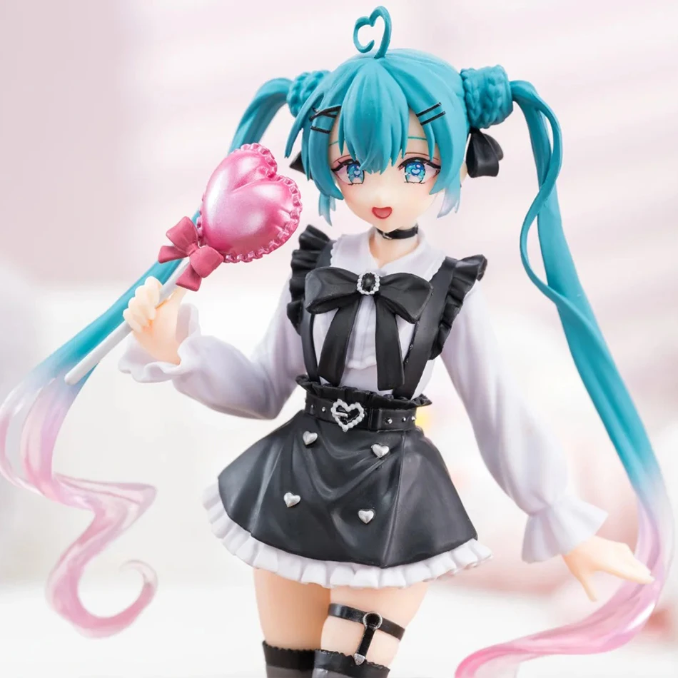 18cm Stylish Hatsune Miku Anime Figure - Fashion Subculture Christmas Gift PVC Collector's Item Doll Toy