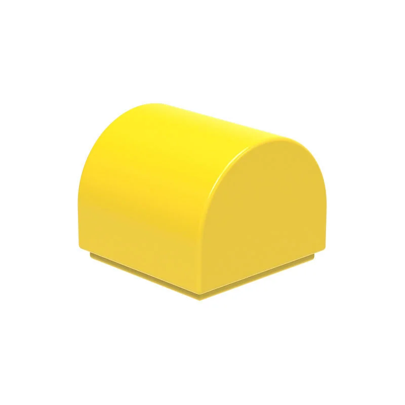 50 Stück 49307 Gebogene 1x1x2/3 Glatte Schrägflächen-Bausteine für Technische Bauwerke, Kompatibles DIY-MOC-Geschenk für Kinder – Detail 1
