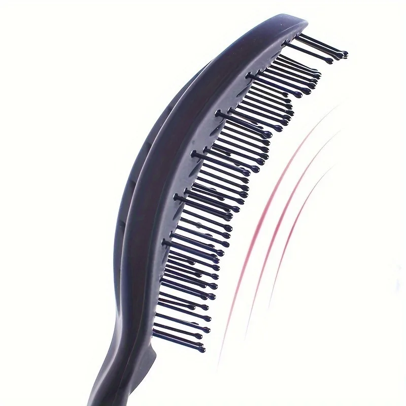 Professional Hair Styling Comb - Durable, Heat-Resistant, Nylon Bristles for All Hair Types, Detangling & Blow Drying